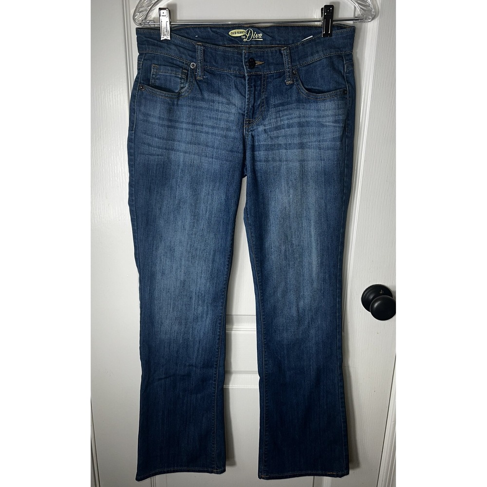 Old Navy Diva Blue Denim Jeans Women's Size 2 Short. Bootcut